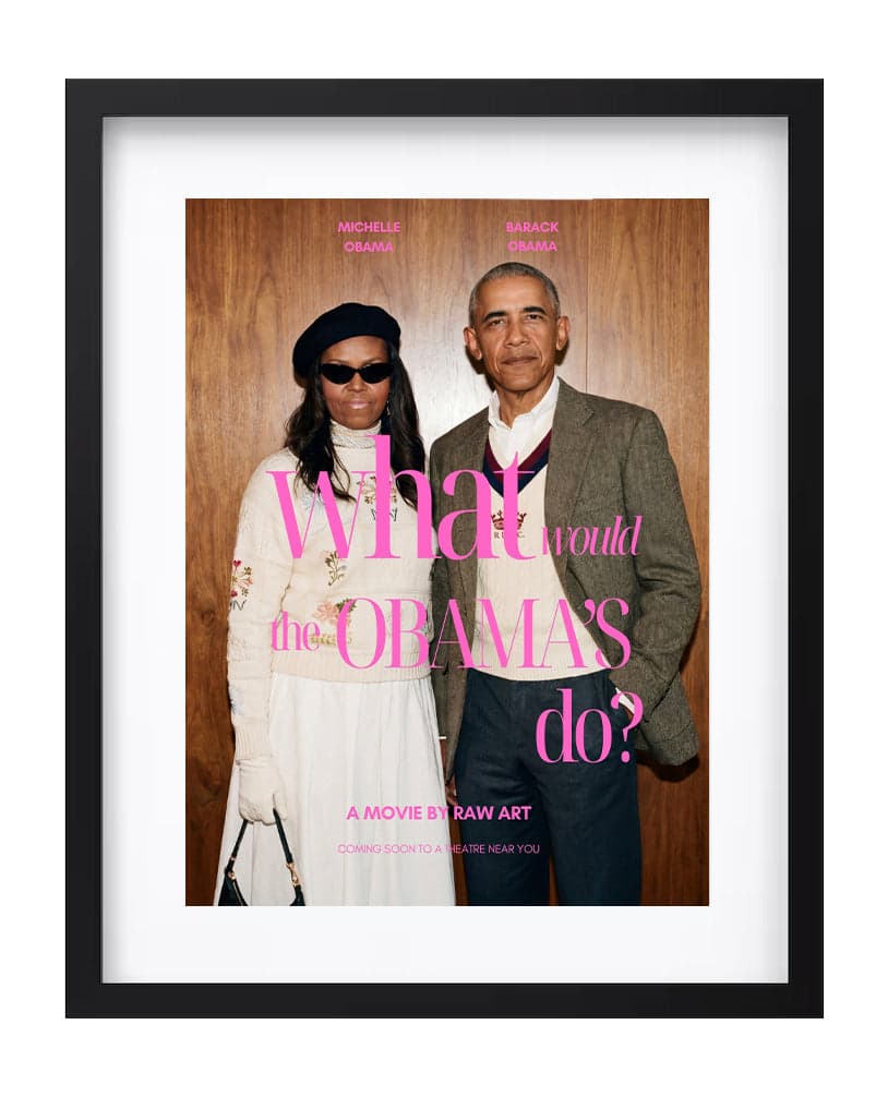 WHAT WOULD THE OBAMA'S DO: "P" POSTER | FINE ART PRINT thumbnail 2