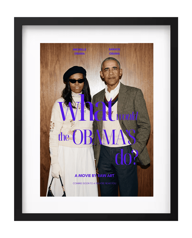 WHAT WOULD THE OBAMA'S DO: "V" POSTER | FINE ART PRINT thumbnail 2