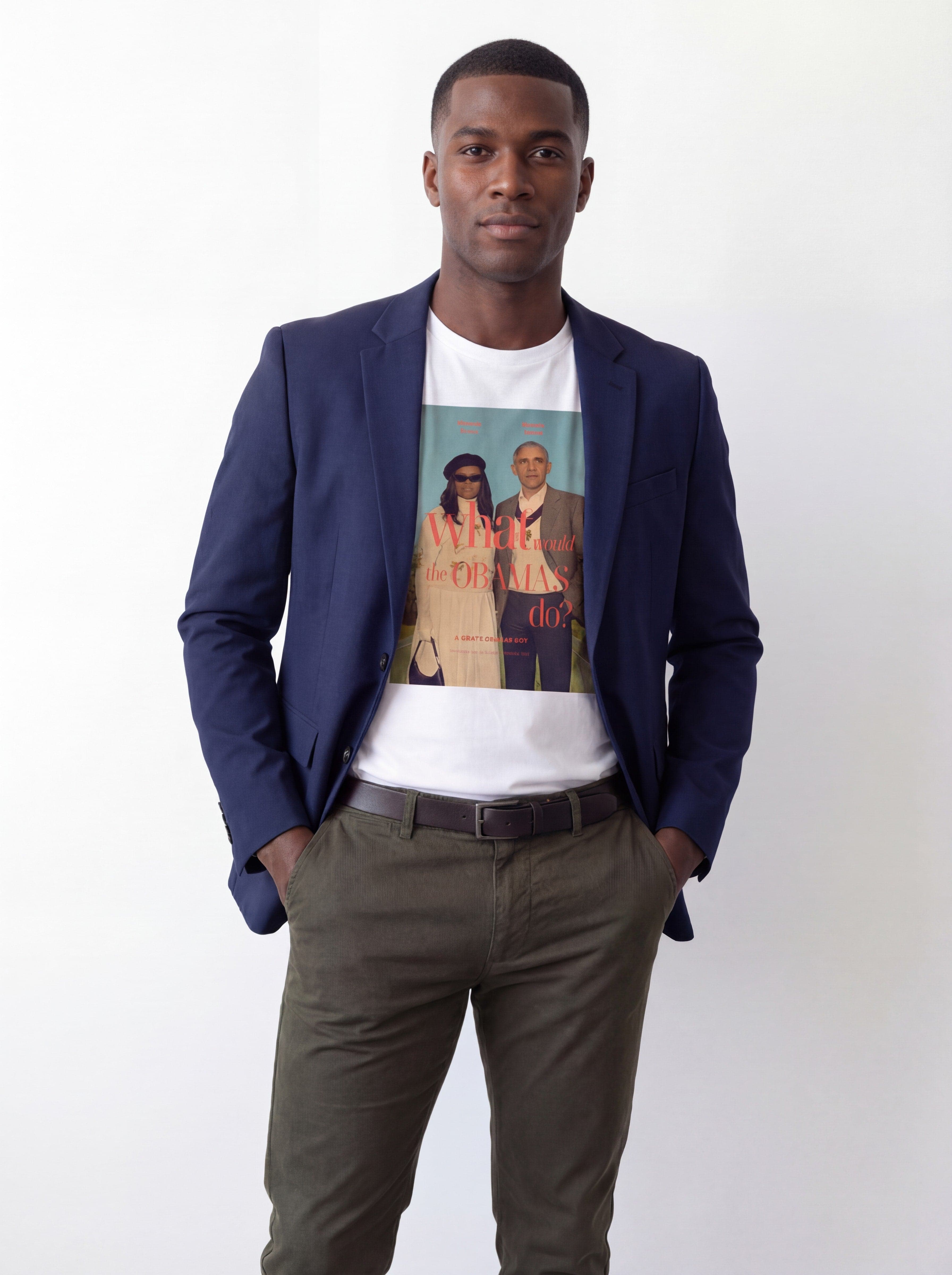 WHAT WOULD THE OBAMA'S DO: Oversized T-Shirt thumbnail 4