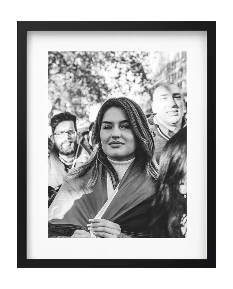 Women Of Defiance, Women Of Defiance, portrait at Palestine march, London 1