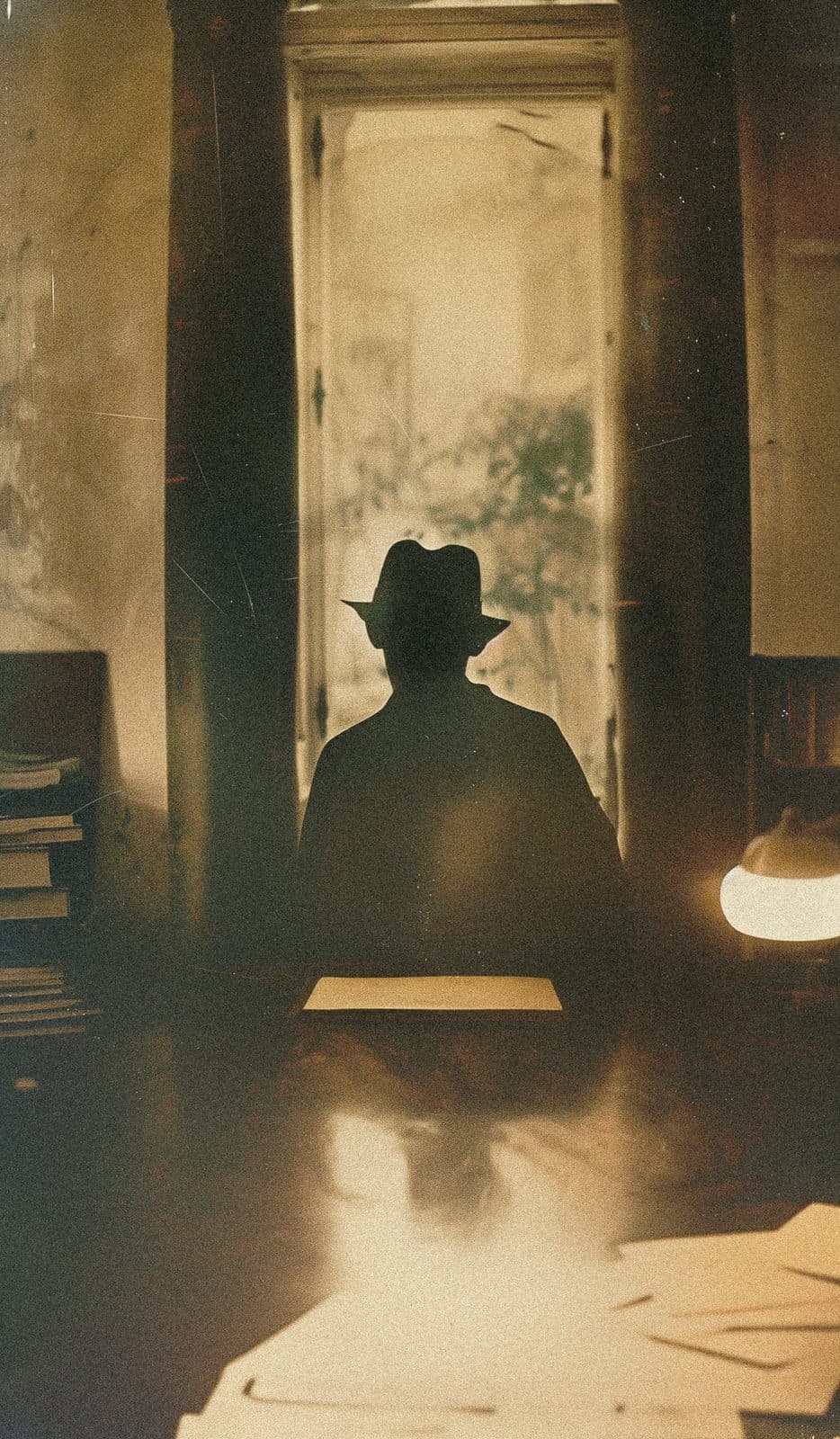 Figure in a lit doorway, RAW Films