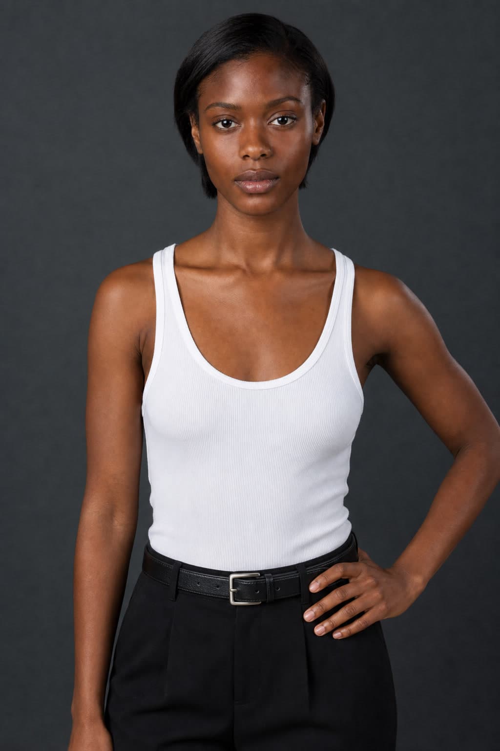 Comp card upper body, honest model digitals