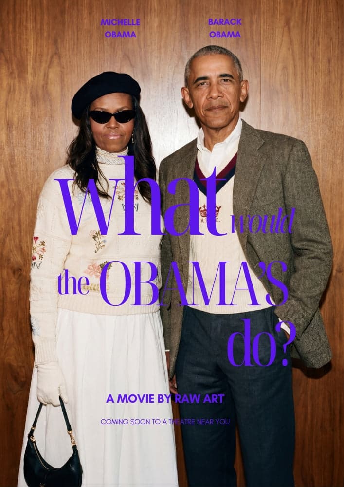 WHAT WOULD THE OBAMA'S DO: "V" POSTER | FINE ART PRINT