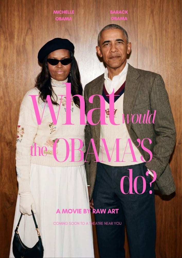 WHAT WOULD THE OBAMA'S DO: "P" POSTER | FINE ART PRINT