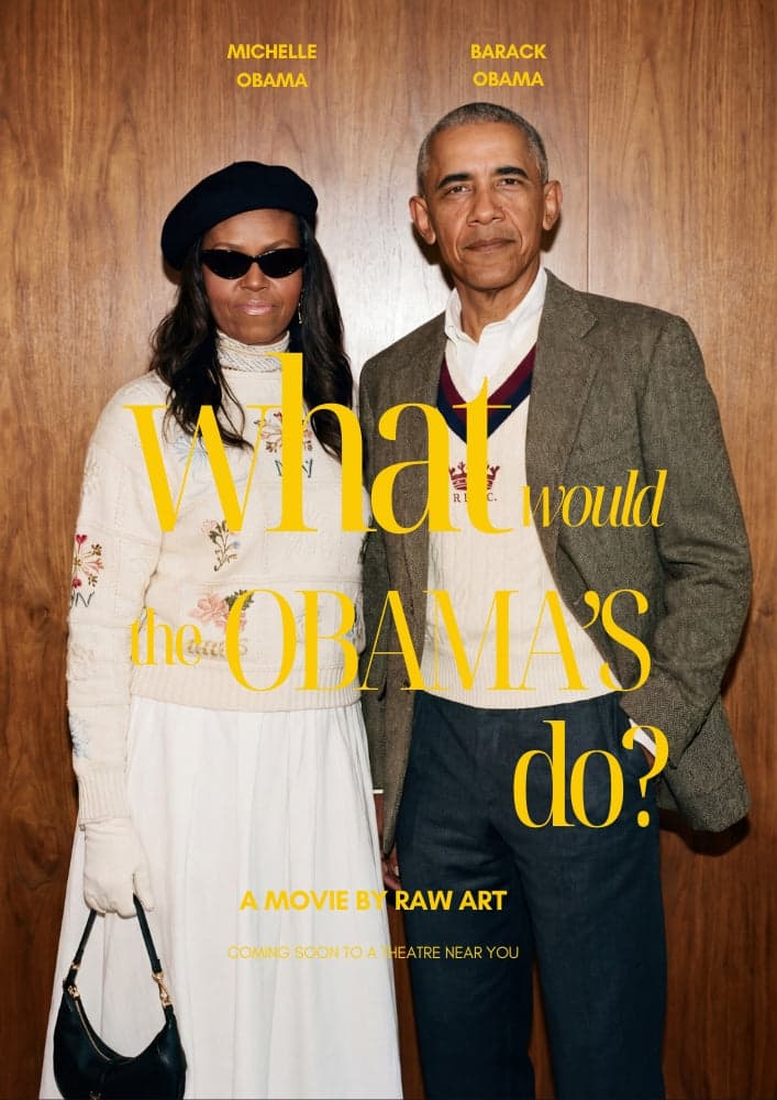 WHAT WOULD THE OBAMA'S DO: "Y" POSTER | FINE ART PRINT