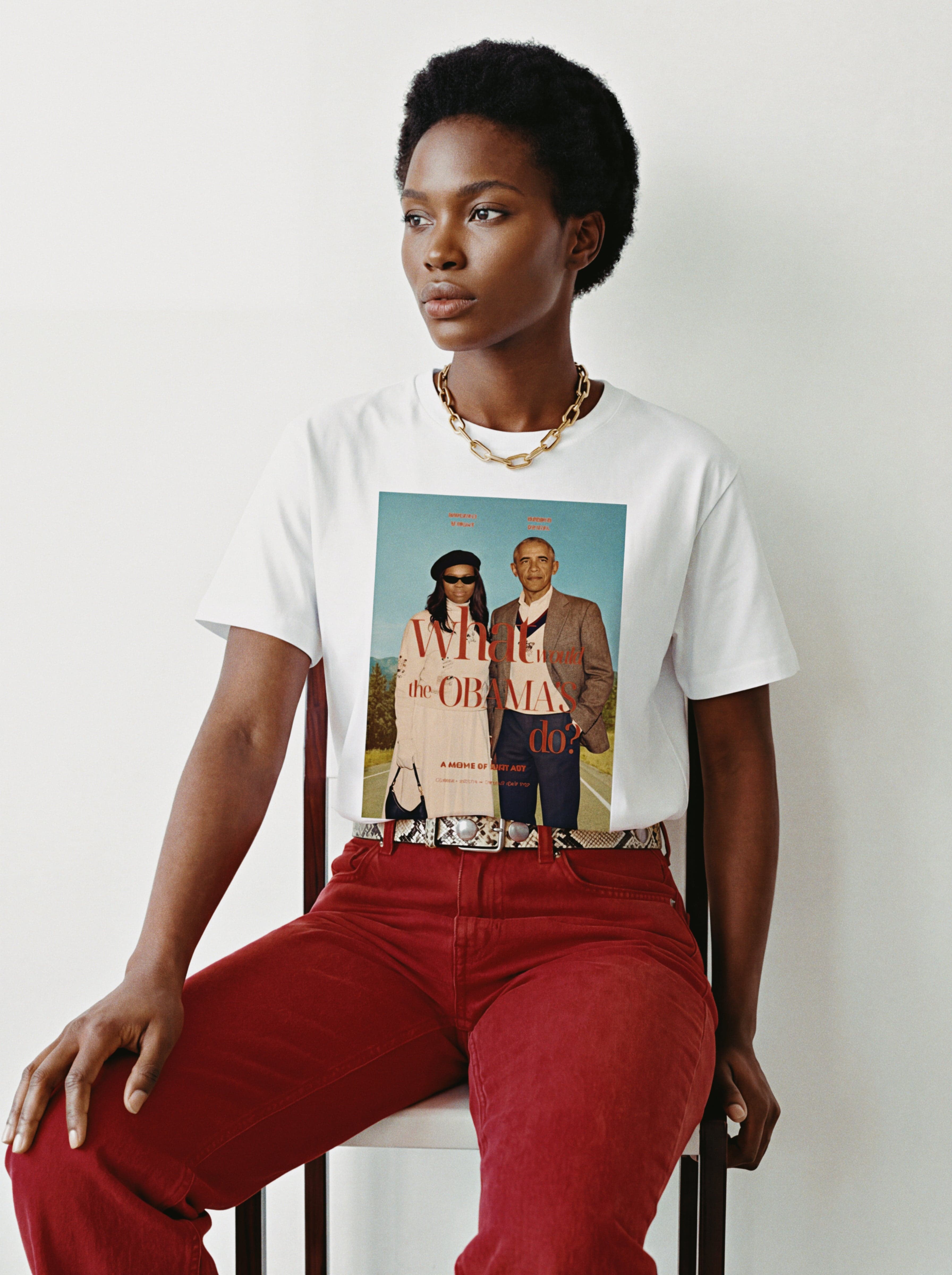 WHAT WOULD THE OBAMA'S DO: Oversized T-Shirt
