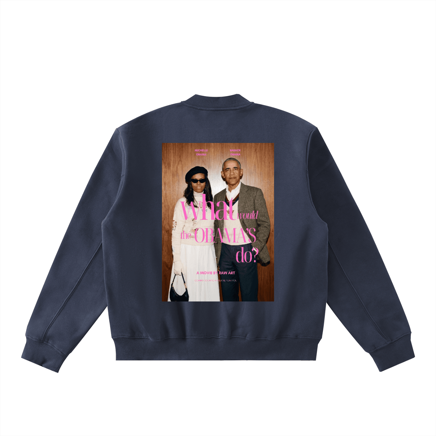 WHAT WOULD THE OBAMA'S DO: "V" VARSITY JACKET